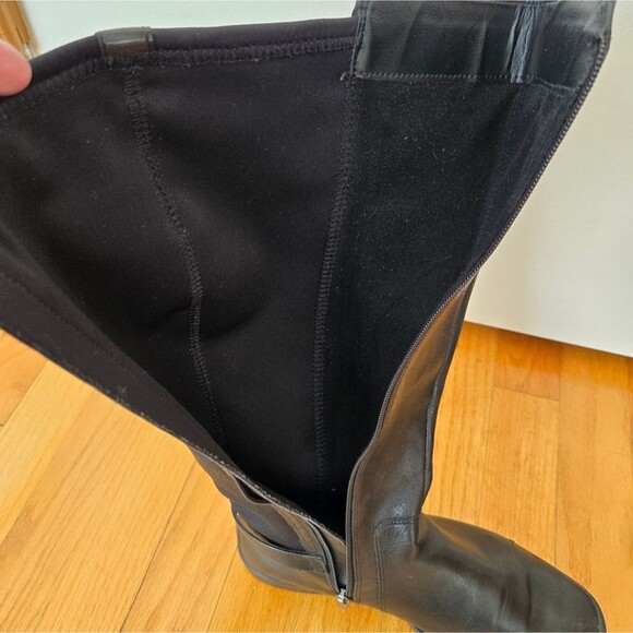 Ecco tall boots woman's size 6 Black Winter - Picture 11 of 12